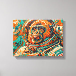 TOILE SINGE DANS L'ESPACE 8