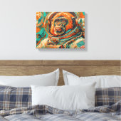 TOILE SINGE DANS L'ESPACE 8 (Insitu(Chambre))