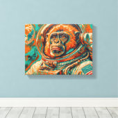 TOILE SINGE DANS L'ESPACE 8 (Insitu (Plancher de Bois))