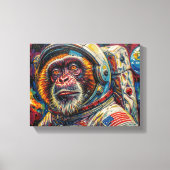 TOILE SINGE DANS L'ESPACE 9 (Recto)