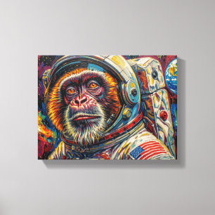 TOILE SINGE DANS L'ESPACE 9