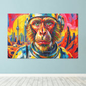 Toile Singe de l'espace (Insitu (Plancher de Bois))