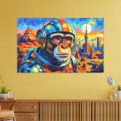 Toile Singe de l'espace-8 (Insitu(Salon))