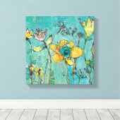 Toile Singe et maman (Insitu (Plancher de Bois))