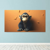 Toile Singe noir (Insitu (Plancher de Bois))