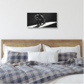 Toile Singe noir et blanc (Insitu(Chambre))