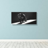 Toile Singe noir et blanc (Insitu (Plancher de Bois))