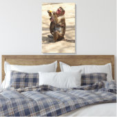 Toile Singe - Petit-déjeuner de maman (Insitu(Chambre))