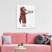 Toile Singe-Sock Jouer Trumpet (Insitu(Salon))