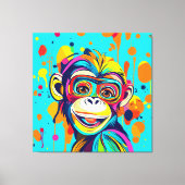 Toile Singe souriant (Recto)