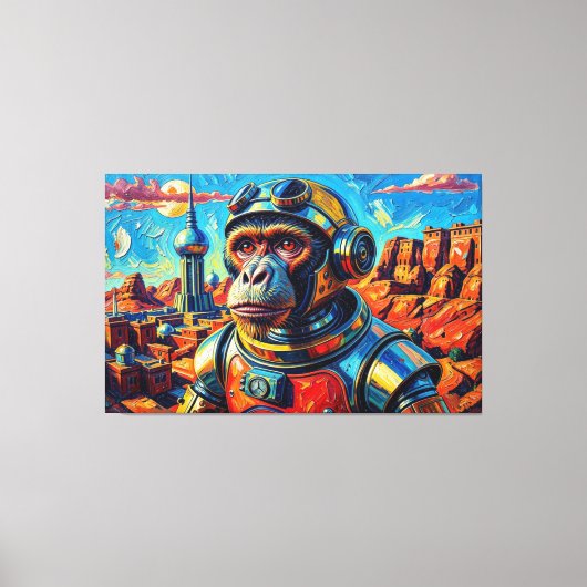 TOILE SINGE SPATIAL-7 (Recto)