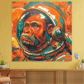 TOILE SINGES DANS L'ESPACE-2 (Insitu(Salon))