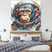 TOILE SINGES DANS L'ESPACE-3 (Insitu(Chambre))