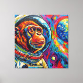 TOILE SINGES DANS L'ESPACE-4 (Recto)