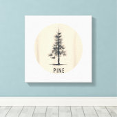 Toile Single Pine Tree Outfit (Insitu (Plancher de Bois))