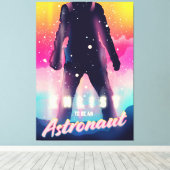 Toile S'inscrire pour devenir astronaute (Insitu (Plancher de Bois))