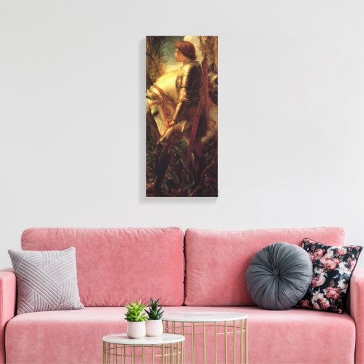 Toile Sir Galahad (par George Frederick Watts) (Insitu(Salon))