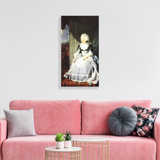 Toile Sir Thomas Lawrence - Reine Charlotte(portrait) (Insitu(Salon))