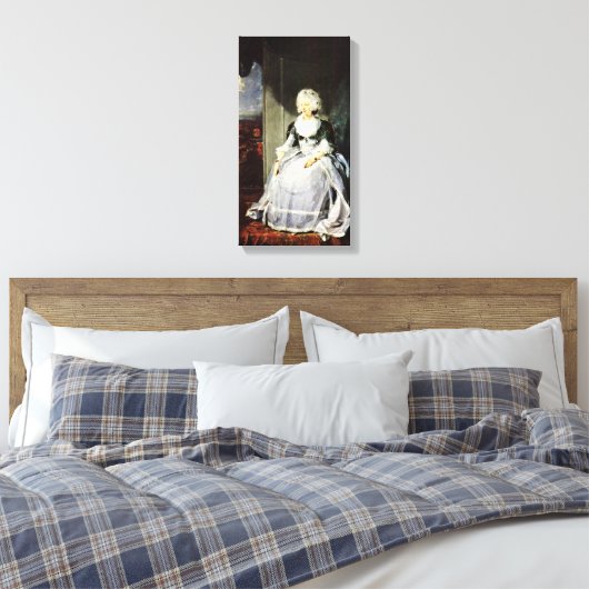 Toile Sir Thomas Lawrence - Reine Charlotte(portrait) (Insitu(Chambre))