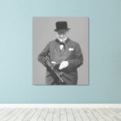 Toile Sir Winston Churchill (Insitu (Plancher de Bois))