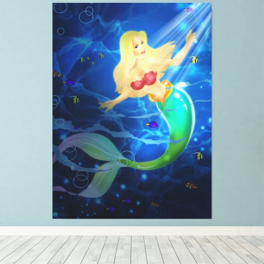 Toile Sirène (Insitu (Plancher de Bois))