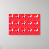 Toile sirène à queue rouge (Recto)