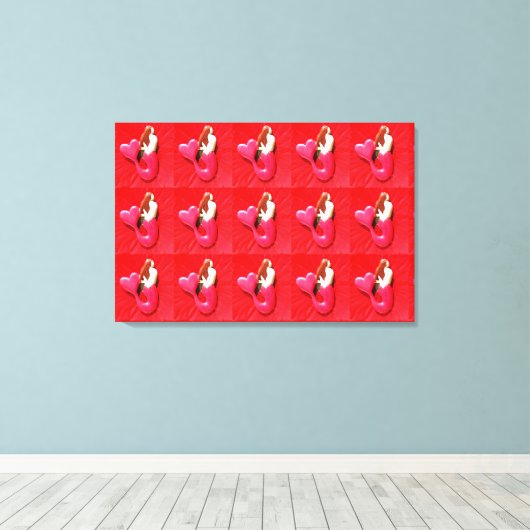 Toile sirène à queue rouge (Insitu (Plancher de Bois))