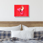 Toile sirène à queue rouge (Insitu(Chambre))