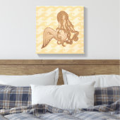 Toile Sirène assise (Insitu(Chambre))