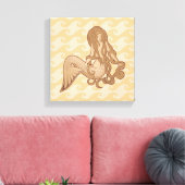 Toile Sirène assise (Insitu(Salon))