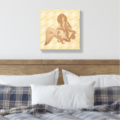 Toile Sirène assise (Insitu(Chambre))