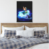 Toile Sirène avec dauphin (Insitu(Chambre))