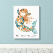 Toile Sirène bleue (Insitu (Plancher de Bois))