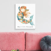 Toile Sirène bleue (Insitu(Salon))