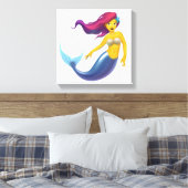 Toile Sirène - Emoji (Insitu(Chambre))