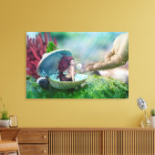 Toile Sirène en coquille (Insitu(Salon))