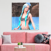 Toile Sirène Fantastique (Insitu(Salon))