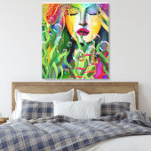 Toile Sirène magique (Insitu(Chambre))