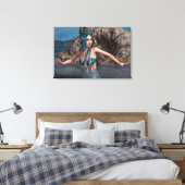 Toile Sirène ultramarine (Insitu(Chambre))
