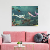Toile Sirènes à Turtle Springs (Insitu(Salon))