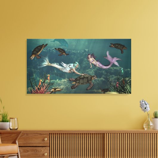 Toile Sirènes À Turtle Springs (Insitu(Salon))