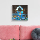 TOILE SIRÈNES DE LA GROTTE PIRATE (Insitu(Salon))