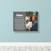 Toile Sister Memorial Définition Custom Acrylique Keepsa (Insitu (Plancher de Bois))