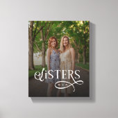 Toile Sisters Photo Personalized Monogram (Recto)