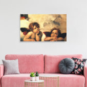 Toile Sistine Madonna Angels par Raphael Sanzio (Insitu(Salon))