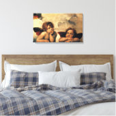 Toile Sistine Madonna Angels par Raphael Sanzio (Insitu(Chambre))