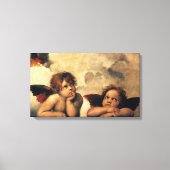 Toile Sistine Madonna Angels par Raphael Sanzio (Recto)