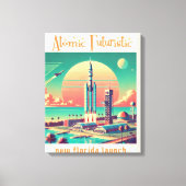Toile Site de lancement New Florida Futuriste Atomique (Recto)