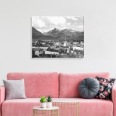 Toile Sitka, Alaska avec trois soeurs en Arrière - plan (Insitu(Salon))