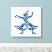 Toile SIX Danseuse thaïlandaise ⚠ Thaïlande ⚠ (Insitu (Plancher de Bois))